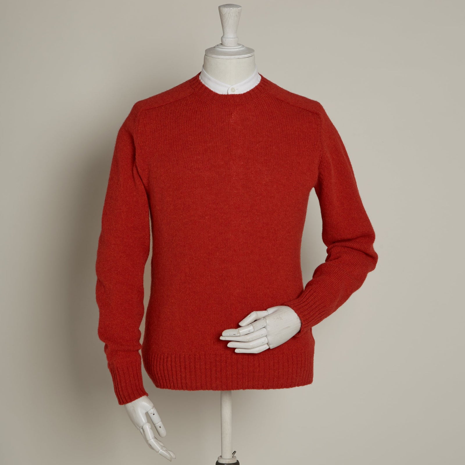 Shetland Sweater In Red