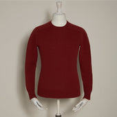 Shetland Sweater In Wine