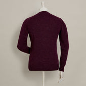 Shetland Sweater In Berry