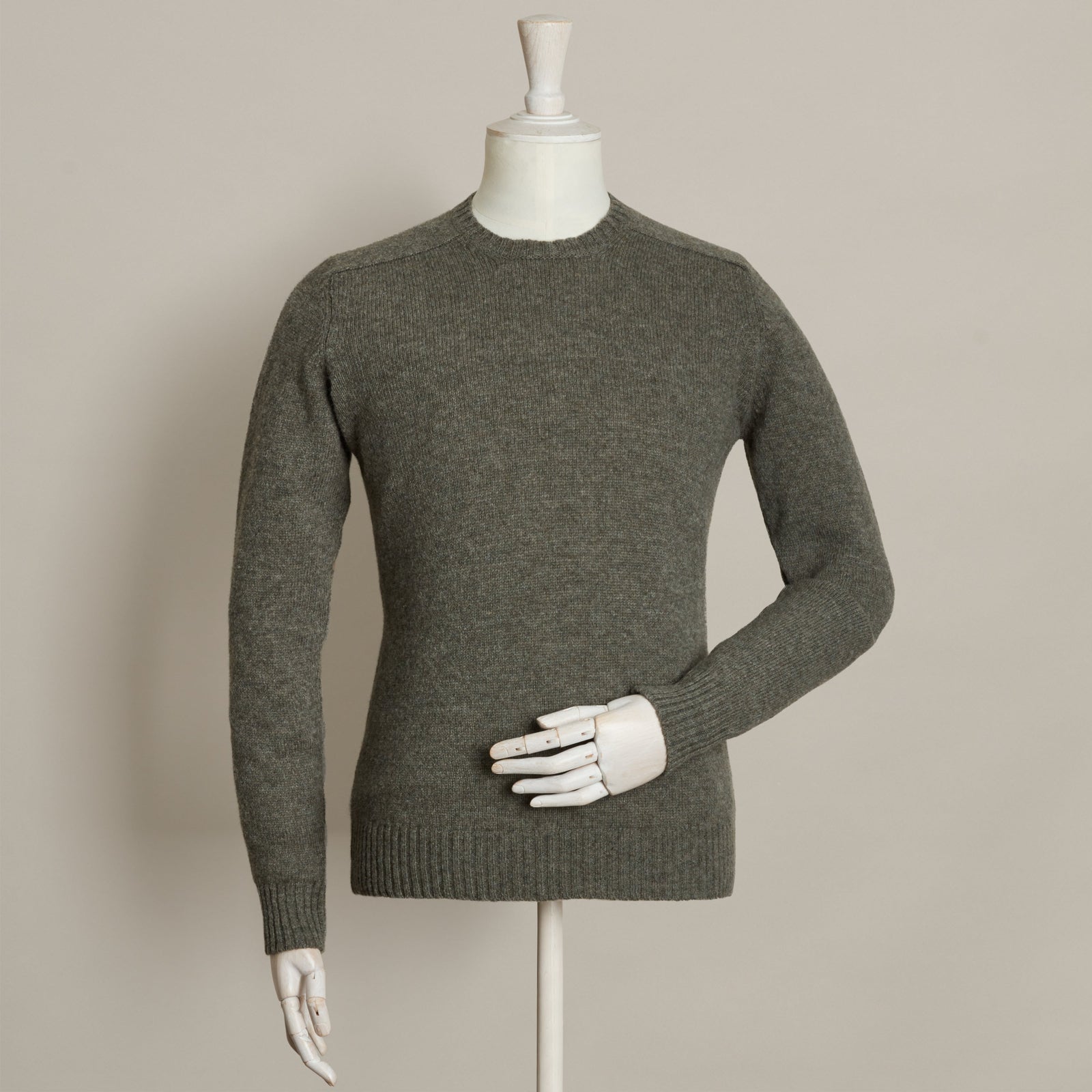 Shetland Sweater In Lichen