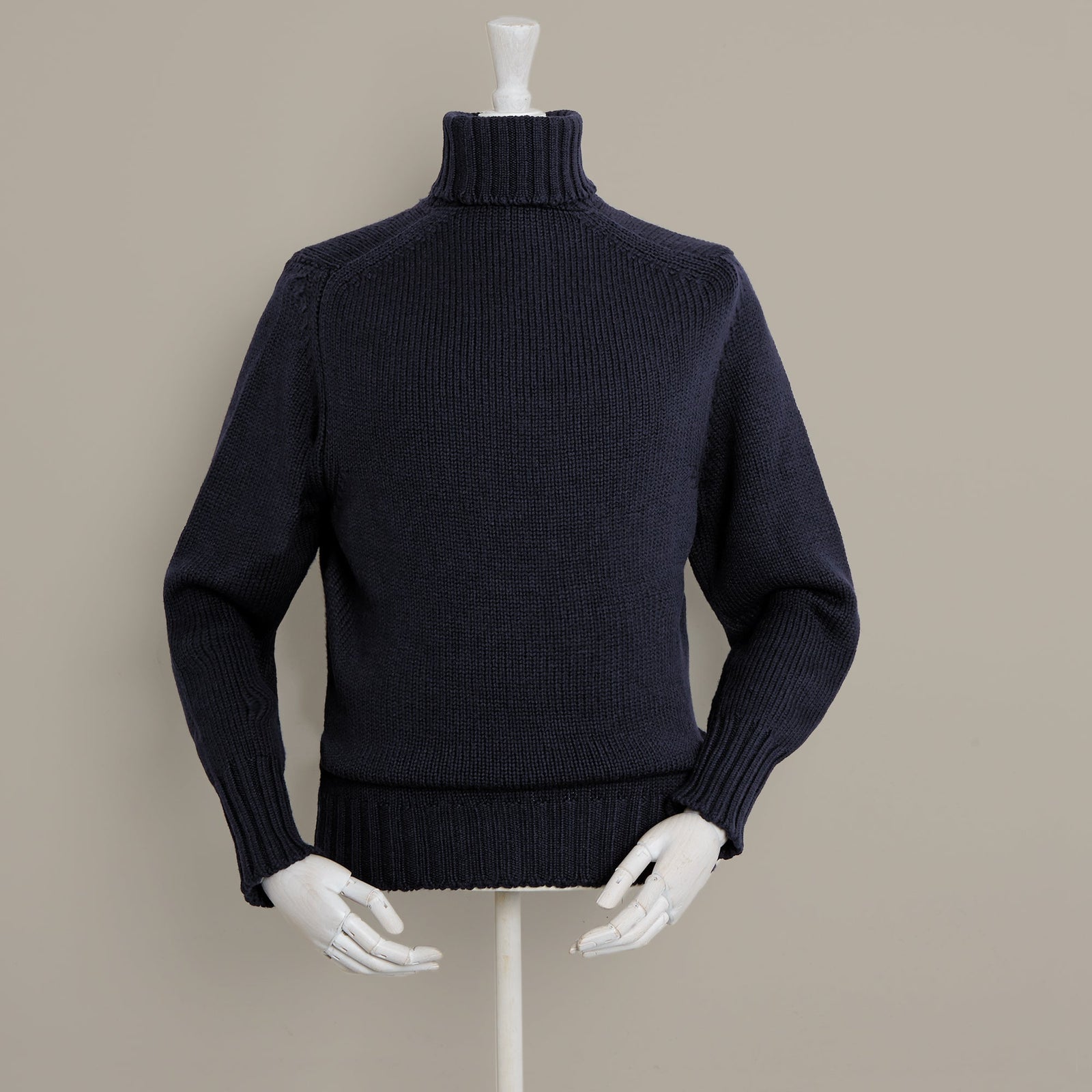 Roll Neck Merino Pullover In