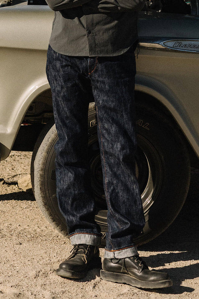 The Hammer Straight Monster Slub Indigo - Rinse 17oz Selvedge - 40