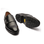 Arnold Double Monk Strap Hatch Grain Hand Welted New Age