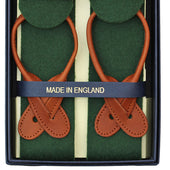 Boxcloth Braces Green