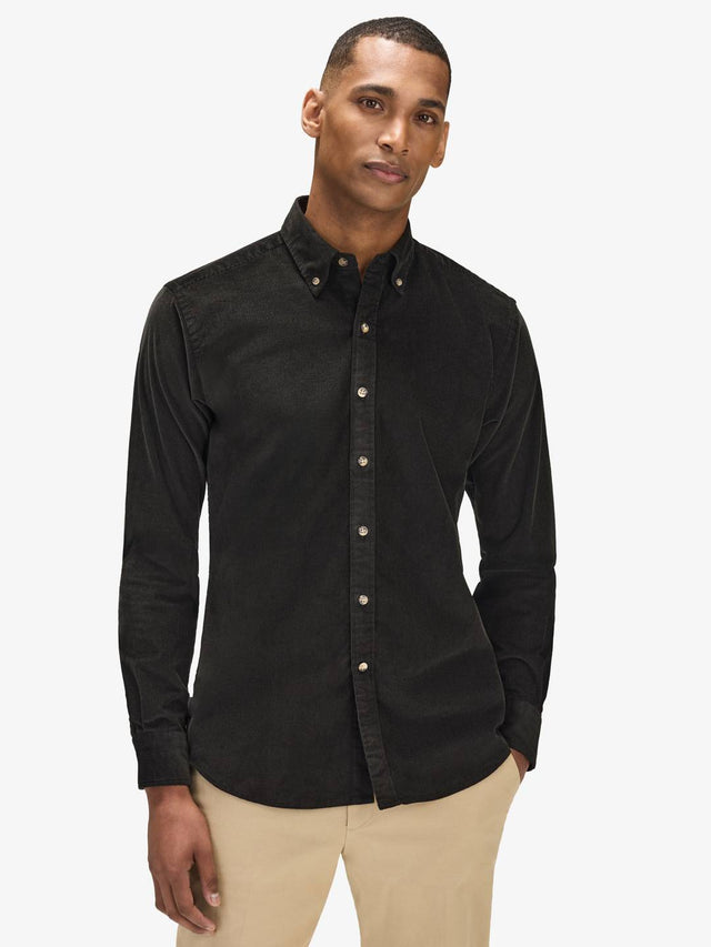Dark Green Corduroy Shirt Thor