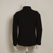 Single Breasted Cashmere And Merino Knitted Jacket In