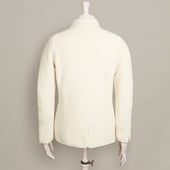 Single Breasted Cashmere And Merino Knitted Jacket In