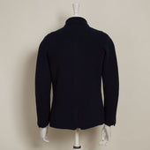 Single Breasted Cashmere And Merino Knitted Jacket In