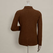 Double Breasted Cashmere And Merino Knitted Jacket In