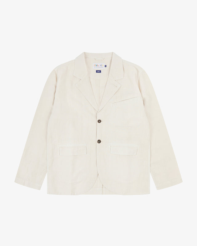 3047 Linen blend Docklands blazer - marble
