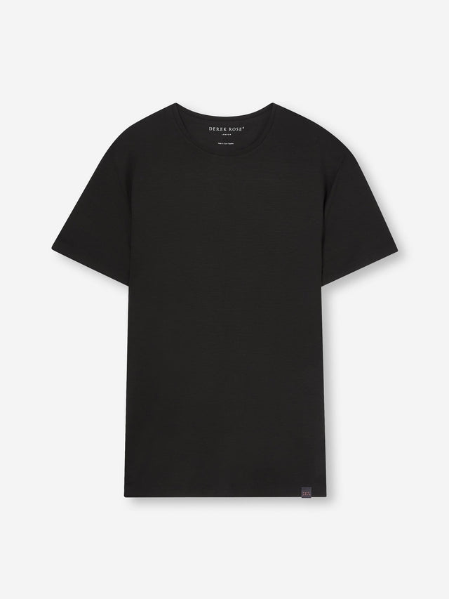 Men's T-Shirt Basel Micro Modal Stretch Black