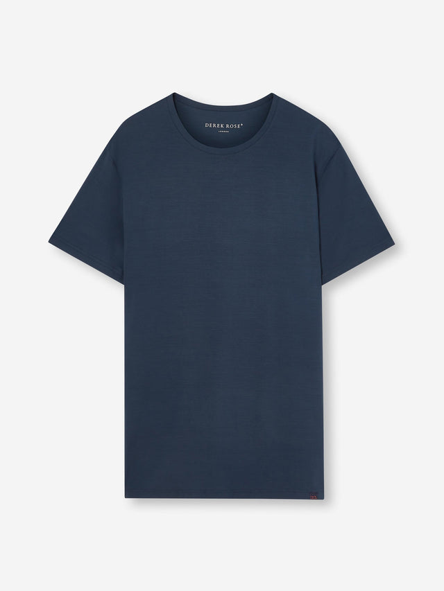 Men's T-Shirt Basel Micro Modal Stretch Navy