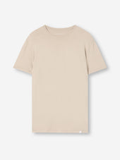 Men's T-Shirt Basel Micro Modal Stretch Light Stone