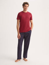 Men's T-Shirt Basel Micro Modal Stretch Rustic Red