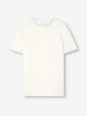 Men S T Shirt Basel Micro Modal Stretch Vanilla