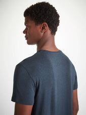 Men S T Shirt Marlowe Micro Modal Stretch Anthracite Marl