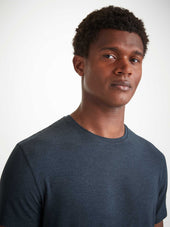 Men S T Shirt Marlowe Micro Modal Stretch Anthracite Marl