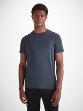 Men S T Shirt Marlowe Micro Modal Stretch Anthracite Marl