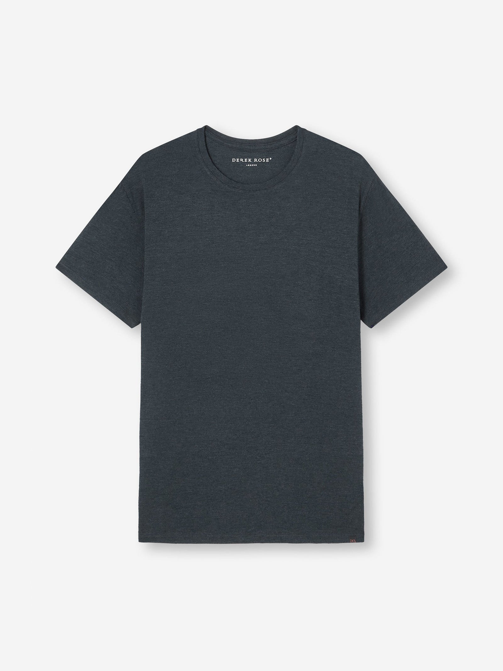 Men S T Shirt Marlowe Micro Modal Stretch Anthracite Marl