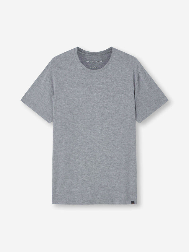 Men's T-Shirt Marlowe Micro Modal Stretch Charcoal Marl