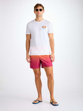 Men S T Shirt Pima Cotton Jungle Motif