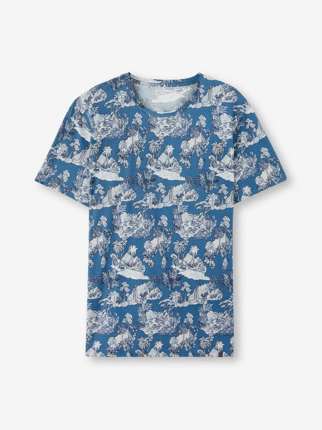 Men's T-Shirt Robin 17 Pima Cotton Blue