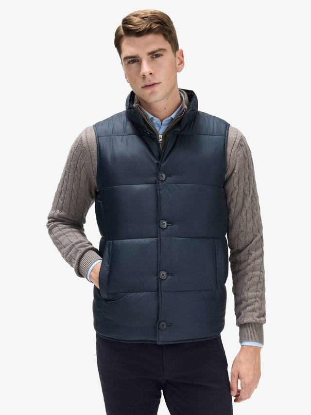 Navy Blue Puffer Vest