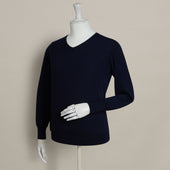 Lightweight Merino V Neck Sweater In