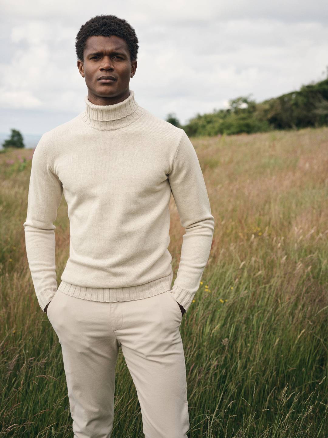Cream White Turtleneck