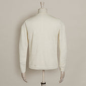 Knitted Linen Henley Shirt In