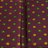 Floral Printed Silk Cardholder Wallet