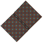 Floral Printed Silk Cardholder Wallet