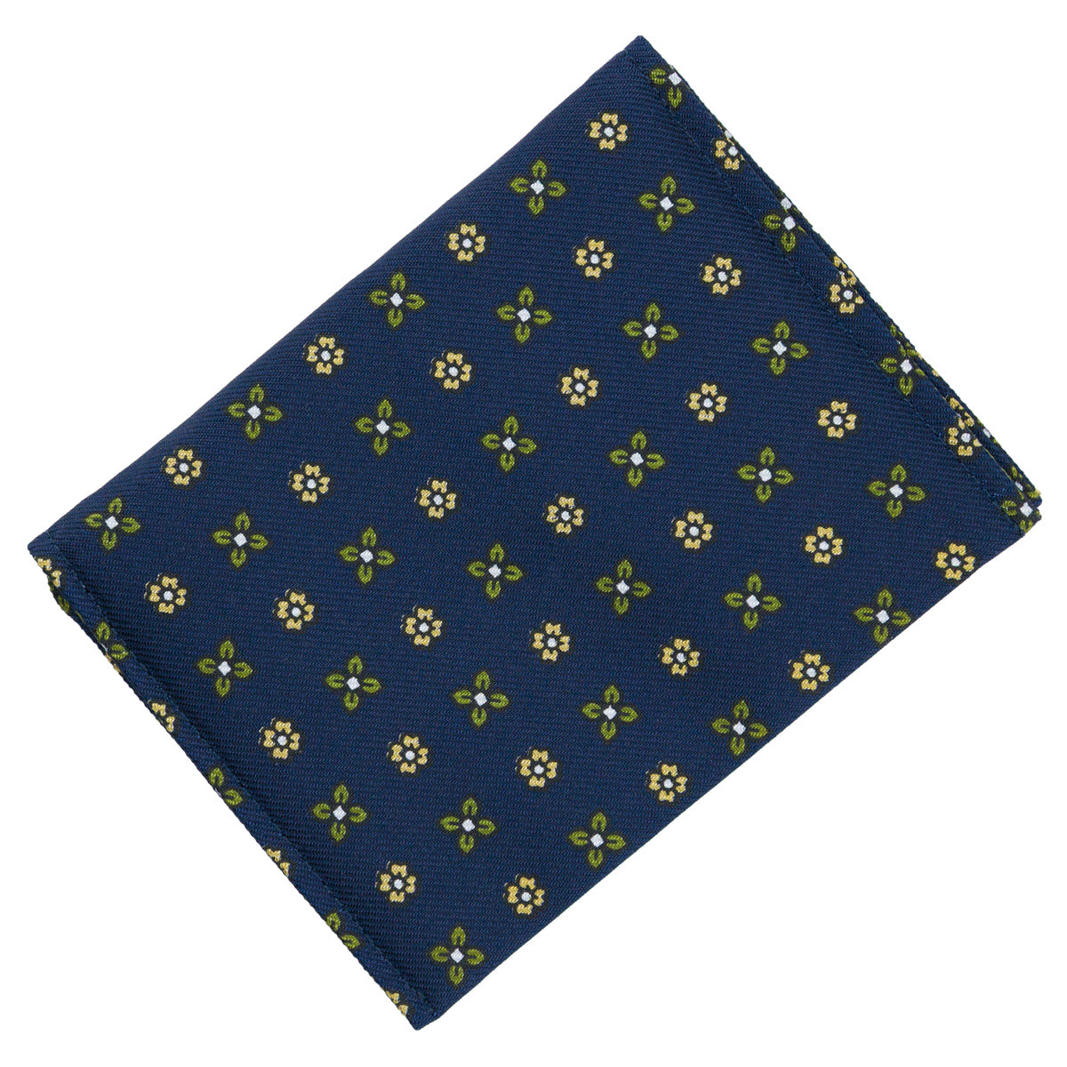 Floral Printed Silk Cardholder Wallet