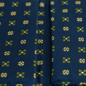 Floral Printed Silk Cardholder Wallet