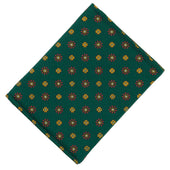 Floral Printed Silk Cardholder / Wallet - Forest