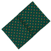 Floral Printed Silk Cardholder Wallet