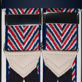Striped Braces Red