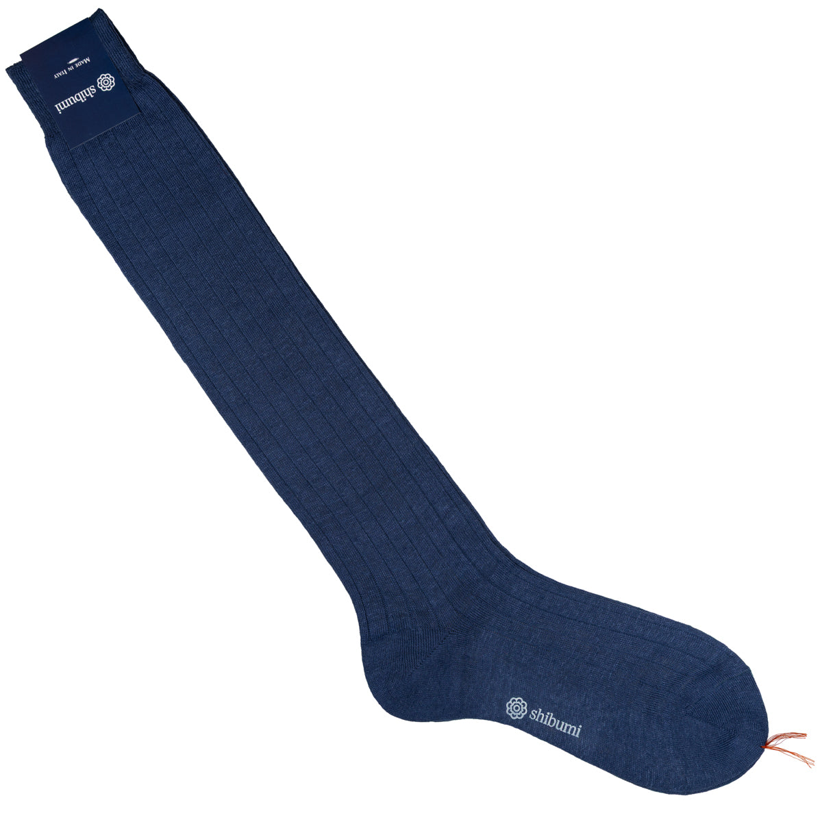 Knee Socks Ribbed Light Linen