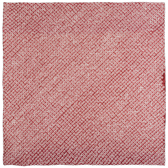 Vintage Kimono Silk Pocket Square - Cherry