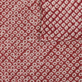 Vintage Kimono Silk Pocket Square Cherry