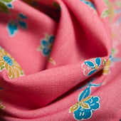Vintage Kimono Silk Pocket Square Pink