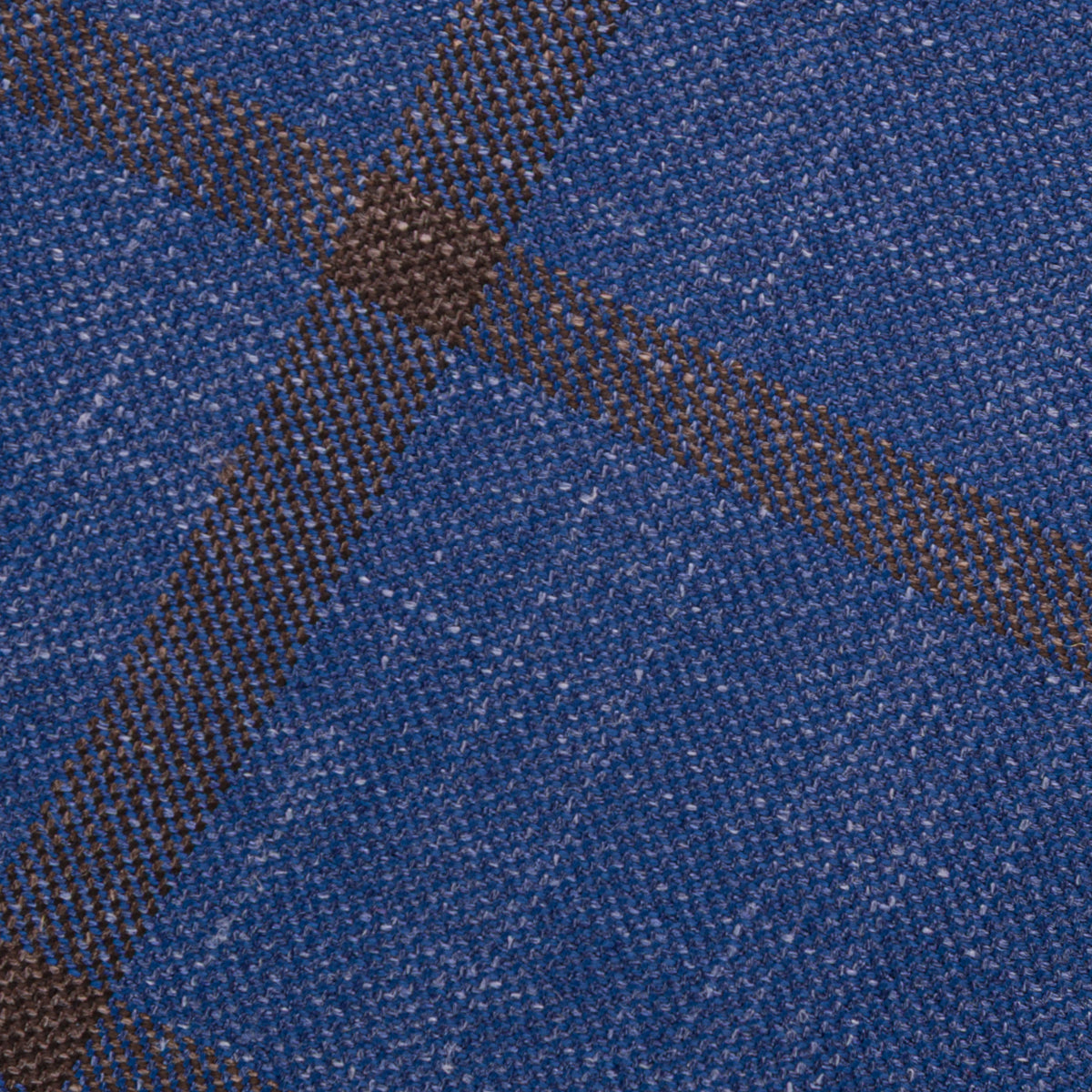 Checked Bespoke Wool Silk Tie