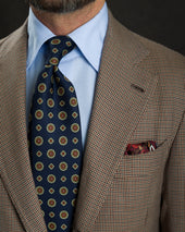 Animal Motif Silk Pocket Square 40x40cm