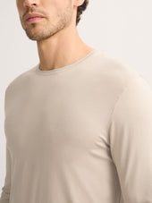 Men S Long Sleeve T Shirt Basel Micro Modal Stretch Light