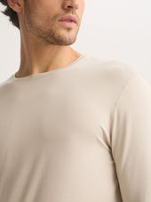 Men S Long Sleeve T Shirt Basel Micro Modal Stretch Light