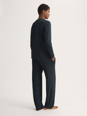 Men S Long Sleeve T Shirt Marlowe Micro Modal Stretch Anthracite