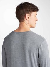 Men S Long Sleeve T Shirt Marlowe Micro Modal Stretch