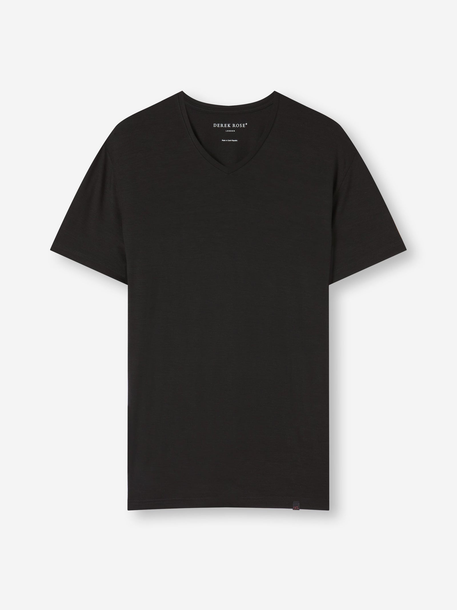 Men S V Neck T Shirt Basel Micro Modal Stretch