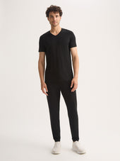 Men S V Neck T Shirt Basel Micro Modal Stretch