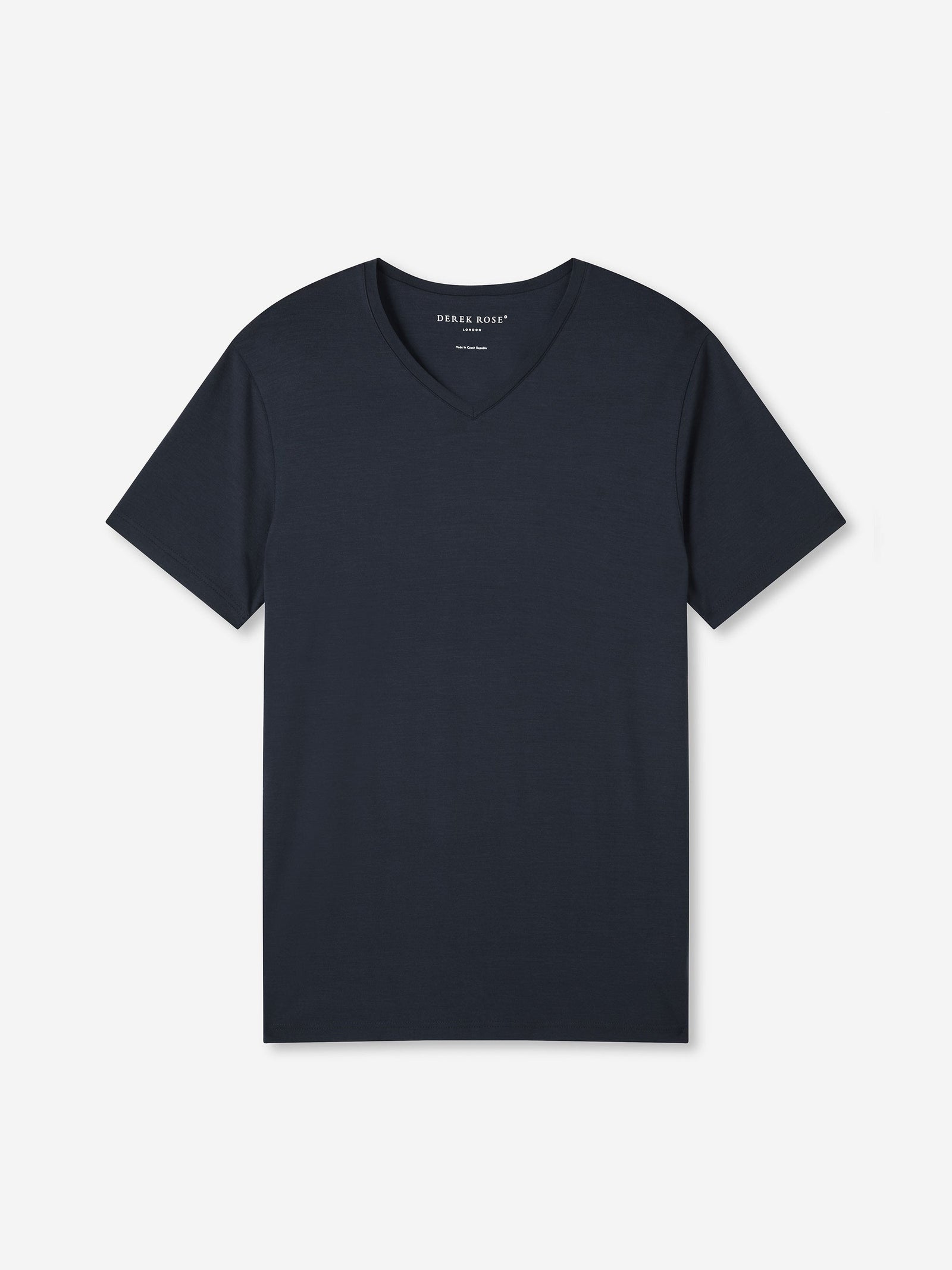 Men S V Neck T Shirt Basel Micro Modal Stretch